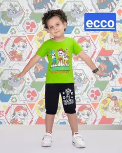 تیشرت شلوارک طرح سگ های نگهبان - عمده فروشی لباس بچه‌گانه اکوبازار