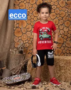 تیشرت شلوارک طرح ماشین adventure - عمده فروشی لباس بچه‌گانه اکوبازار