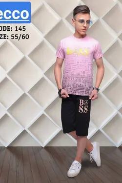 تیشرت شلوارک پسرانه boos - عمده فروشی لباس بچه‌گانه اکوبازار