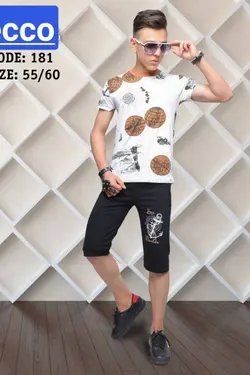 تیشرت شلوارک پسرانه کد 181 - عمده فروشی لباس بچه‌گانه اکوبازار