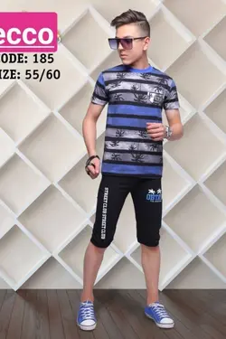 تیشرت شلوارک پسرانه کد 185 - عمده فروشی لباس بچه‌گانه اکوبازار