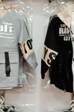 سه تیکه پسرانه کتان - عمده فروشی لباس بچه‌گانه اکوبازار