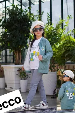 سه تیکه میکرو استر دار دخترانه - عمده فروشی لباس بچه‌گانه اکوبازار