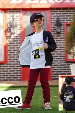 سه تیکه میکرو استر دار دخترانه - عمده فروشی لباس بچه‌گانه اکوبازار