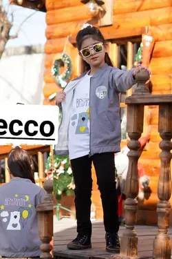 سه تیکه میکرو استر دار دخترانه - عمده فروشی لباس بچه‌گانه اکوبازار