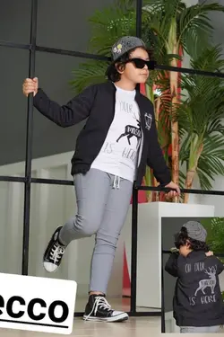 سه تیکه میکرو استر دار پسرانه - عمده فروشی لباس بچه‌گانه اکوبازار