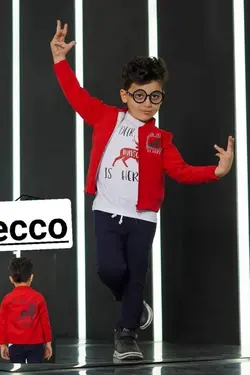 سه تیکه میکرو استر دار پسرانه - عمده فروشی لباس بچه‌گانه اکوبازار