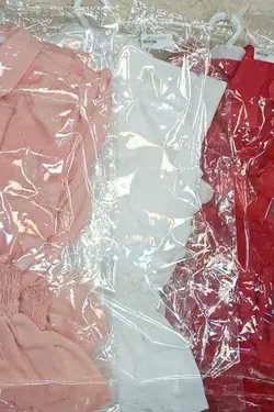 شومیز حریر توردار قلبی - عمده فروشی لباس بچه‌گانه اکوبازار