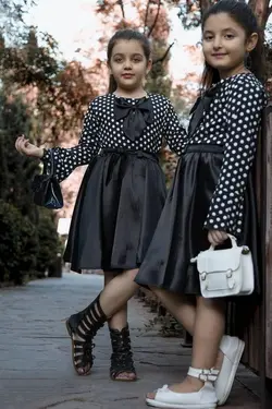 شومیز دامن پاپیون پلنگی - عمده فروشی لباس بچه‌گانه اکوبازار