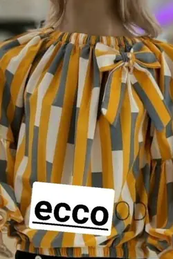 شومیز یقه کش راه راه - عمده فروشی لباس بچه‌گانه اکوبازار