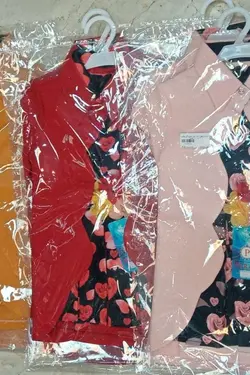 کت سارافون طرح قلب و گل - عمده فروشی لباس بچه‌گانه اکوبازار