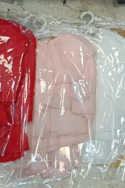 شومیز دخترانه لمه دار کلیشه پله ای - عمده فروشی لباس بچه‌گانه اکوبازار