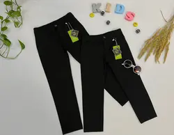 خرید عمده شلوار کتان کمری اسپرت بچه گانه پارچه پنبه