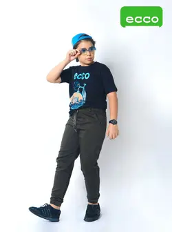 خرید عمده شلوار کتان اسپرت بچه گانه مدل کمر کش دمپا کش