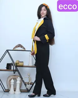 فروش عمده کت و شلوار دخترانه آستین مچ دار با پارچه سوپر مازراتی