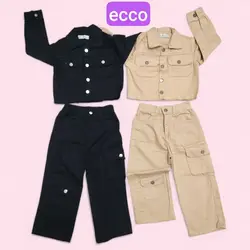 فروش عمده ست کت و شلوار کتان اسپرت بچه گانه در 6 سایز