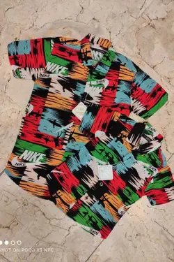 پیراهن هاوایی اسپرت مدل نایک - عمده فروشی لباس بچه‌گانه اکوبازار