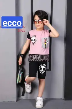 تیشرت شلوارک پسرانه مدل tonglequ - عمده فروشی لباس بچه‌گانه اکوبازار