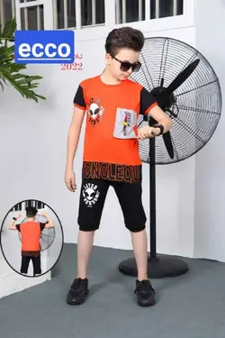 تیشرت شلوارک پسرانه مدل tonglequ - عمده فروشی لباس بچه‌گانه اکوبازار