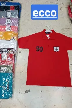 تیشرت جودون یقه دار پسرانه مدل 90 - عمده فروشی لباس بچه‌گانه اکوبازار