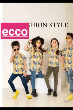 تیشرت اسپرت یونیسکس مدل fashion style - عمده فروشی لباس بچه‌گانه اکوبازار