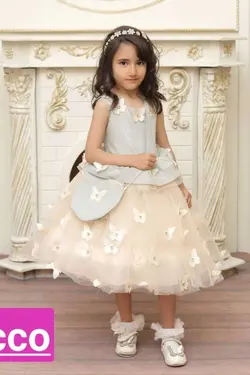 لباس عروس دخترانه مدل 3 - عمده فروشی لباس بچه‌گانه اکوبازار