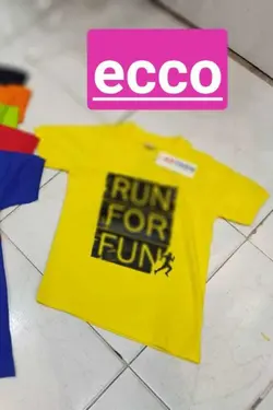 تیشرت اسپرت run for fun - عمده فروشی لباس بچه‌گانه اکوبازار
