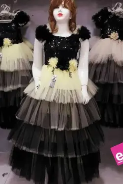 لباس عروس دخترانه مدل 7 - عمده فروشی لباس بچه‌گانه اکوبازار