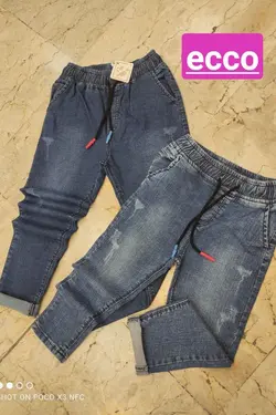 شلوار لی پر دورکش قواره مام - عمده فروشی لباس بچه‌گانه اکوبازار