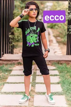 تیشرت شلوارک هالک کد 1218