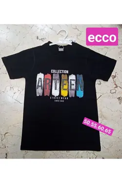 تیشرت مشکی پسرانه arteen - عمده فروشی لباس بچه‌گانه اکوبازار