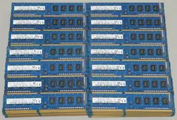 رم دسکتاپی استوک 4G DDR3 دو طرف چیپ باس 1333/1600 میکس