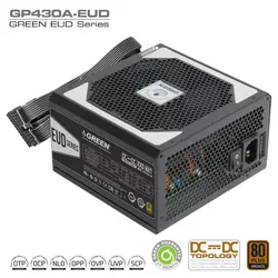 پاور GREEN GP430A-EUD غیر ماژولار (استوک با گارانتی)