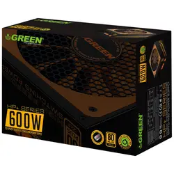 پاور GREEN GP600B-HP PLUS نیمه ماژولار (نو با گارانتی)