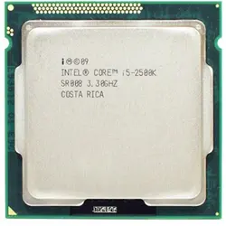 پردازنده Intel Core i5 2500K (تری)