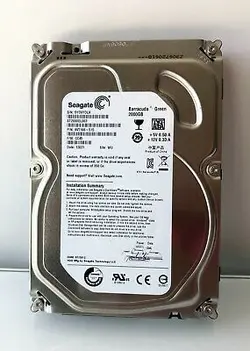 هارد استوک /هفت سال کارکرده/2ترابایت/ گرین و سیگست