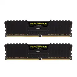 رم های 16 گیگ دوال چنل CORSAIR VENGEANCE LPX 16G 3200MHZ
