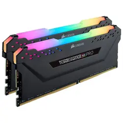 رم کورسیر VENGEANCE RGB PRO 8GBx2 DUAL 3200MHz Black CL16