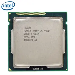 سی پی یو کارکرده INTEL i5 2500K