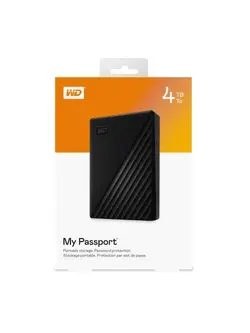 هارد اکسترنال وسترن دیجیتال My Passport ظرفیت 4 ترابایت آکبند