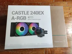 واتر کولر DeepCool Castle 240EX A_RGB (استوک) - شهرکامپیوتر