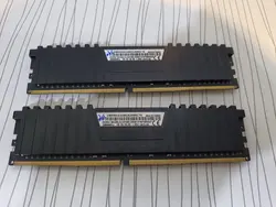 رم 32 گیگ برند کورسیر مدل CORSAIR VENGENCE LPX 32G 2666 (استوک) - شهرکامپیوتر