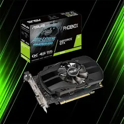 کارت گرافیک ایسوس ASUS PH-GTX1650-O4G-DDR6 Graphics Card (آکبند) - شهرکامپیوتر