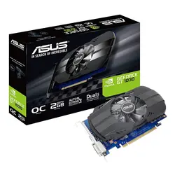 کارت گرافیک ایسوس مدل GT1030-SL-2G-BRK (آکبند گارانتی الماس) - شهرکامپیوتر