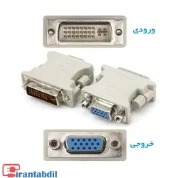 تبدیل DVI TO VGA (استوک) سری قدیمی - شهرکامپیوتر