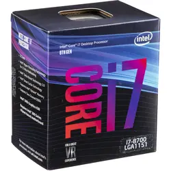 پردازنده INTEL CORE i7-8700 (تری) - شهرکامپیوتر
