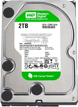 هارد استوک WD 2TB SATA2 کارکرد 220 روز
