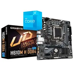 باندل i3 نسل 12/GIGABYTE H610M H+i3 12100