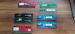 سبد 8 عدد رم ddr3 و ddr4 خراب