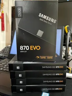 اس اس دی سامسونگ مدل 870 Evo ظرفیت 250 گیگابایت (بدون گارانتی )